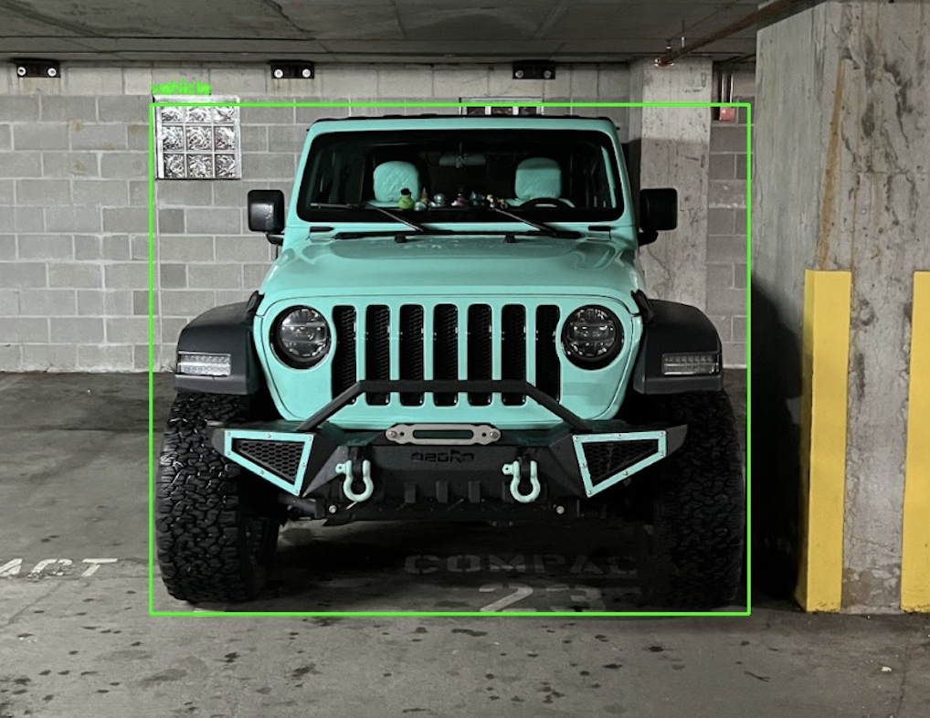 Jeep exceeding space limits